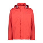 CMP Regenjacke mit Kapuze SNAPS (winddicht, wasserdicht) rot Herren